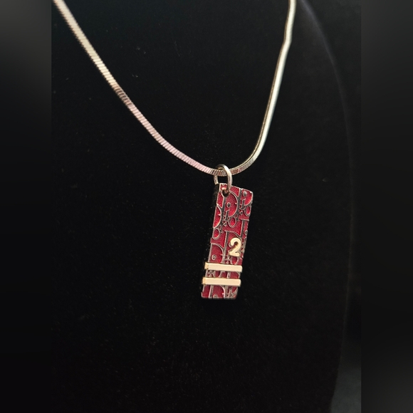 Christian Dior Oblique Trotter Pendant No. 2 Necklace - Picture 6 of 11